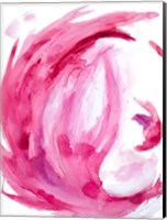 Framed Pink Swirl II