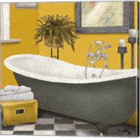 Framed 'Sunny Bath II' border=