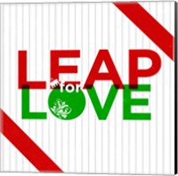 Framed Leap for Love