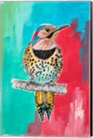 Framed Woodpecker I
