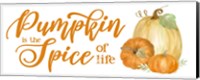 Framed Pumpkin Spice Season panel II