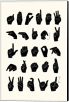 Framed Sign Language I