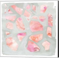Framed Pink Salt Shards I
