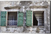 Framed Catching the Breeze - Kotor, Montenegro