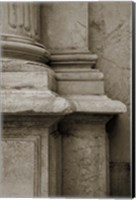 Framed Architecture Detail in Sepia IV