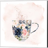 Framed Floral Mug