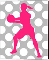 Framed Basketball Girl