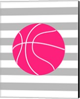 Framed Basketball Stripes