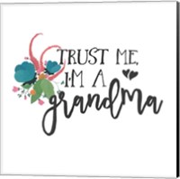 Framed Harriet Floral Grandma Inspiration I