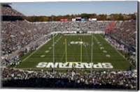 Framed Spartan Stadium, Michigan State University