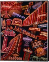 Framed Strip Neon Signs Las Vegas