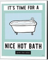 Framed 'Hot Bath' border=