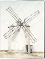 Framed European Windmill I