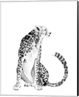 Framed Chrome Cheetah I