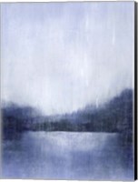 Framed Deep Blue Mist II