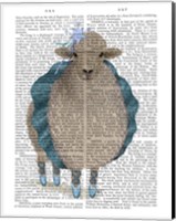 Framed Ballet Sheep 5 Book Print