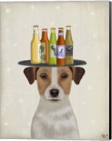 Framed Jack Russell Beer Lover