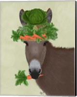 Framed Donkey Carrot Hat