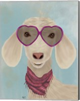 Framed Goat Heart Glasses