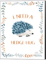 Framed Woodland Whimsy X Hedge-Hug