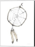 Framed Indian Dream Catcher Neutral Crop