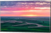 Framed Palouse Sunset