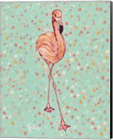 Framed Flamingo Portrait II