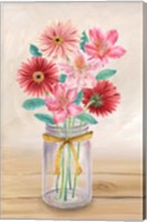 Framed Floral Jar II