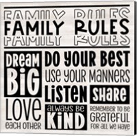 Framed Family Rules I