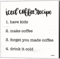 Framed Iced Coffee Recipe