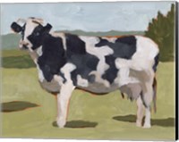Framed Cow Portrait II