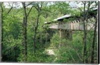 Framed Horton Mill Covered Bridge, Alabama