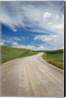 Framed Gravel Road Near Choteau Montana II