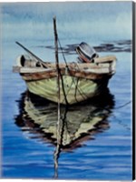 Framed Oyster Boat