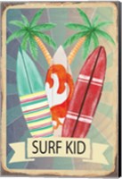 Framed Surf Kid