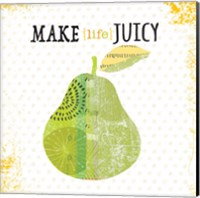 Framed 'Make Life Juicy' border=