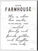 Framed Our Farmhouse