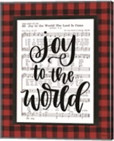 Framed 'Joy to the World' border=