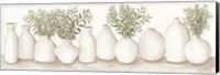 Framed White Vases Still Life