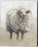 Framed Fluffy Sheep II