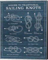 Framed Vintage Sailing Knots XIII