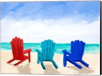 Framed Beach Chair Trio