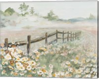 Framed Fence with Flowers