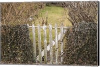 Framed Provincetown Gate in Winter, Cape Cod