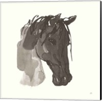 Framed Horse Portrait I