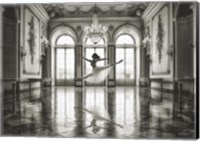 Framed Ballerina in a Palace Hall
