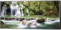 Framed Waterfall in a forest