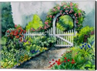 Framed Summer Garden Gate