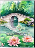Framed Waterlily Garden