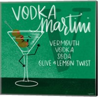 Framed Vodka Martini